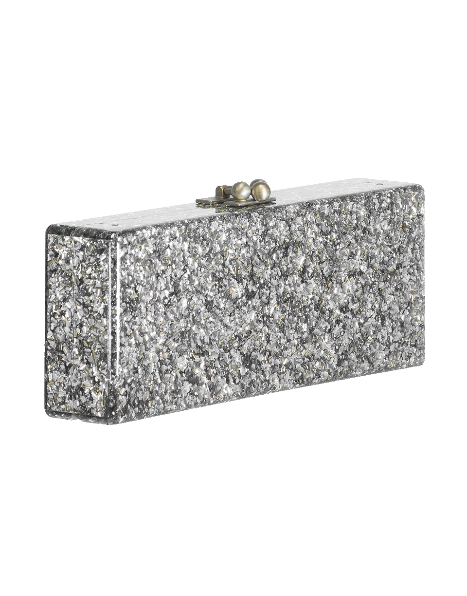 EDIE PARKER-Flavia Solid Clutch-SILVER