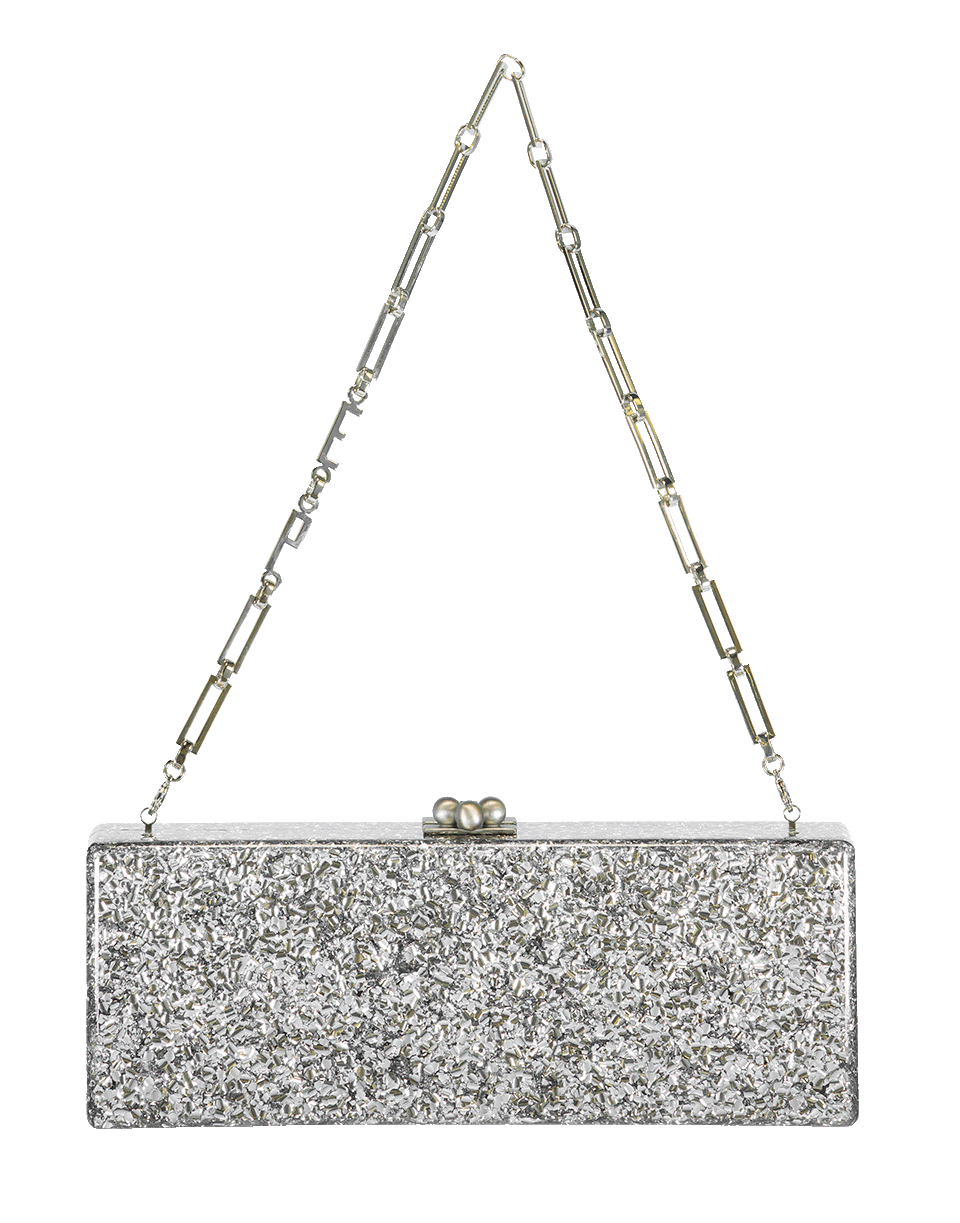 EDIE PARKER-Flavia Solid Clutch-SILVER