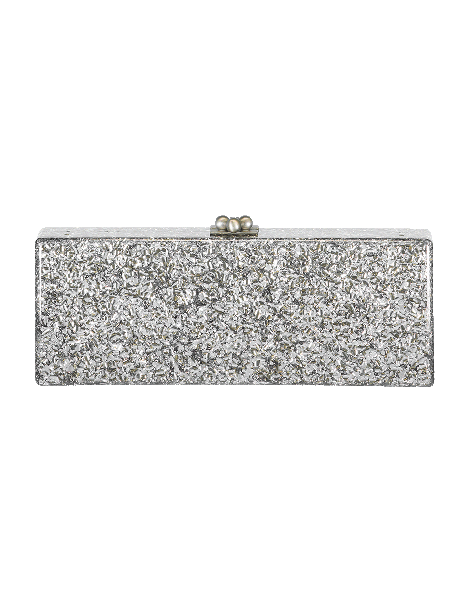 EDIE PARKER-Flavia Solid Clutch-SILVER
