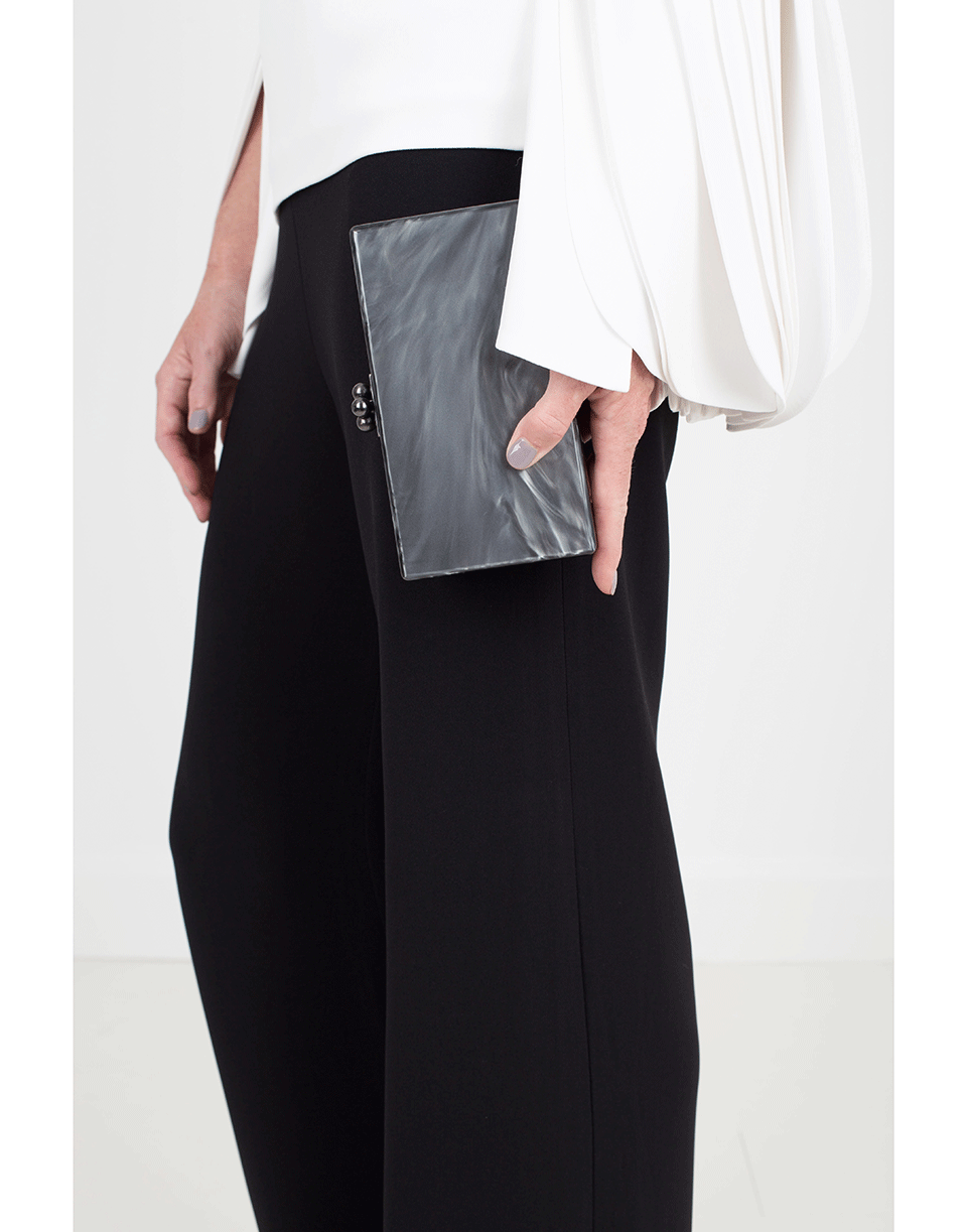 EDIE PARKER-Jean Solid Clutch-STEELPRL