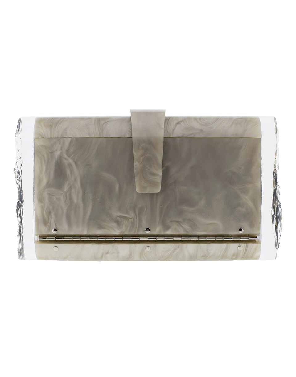 EDIE PARKER-Lara Solid Clutch-TAUPE