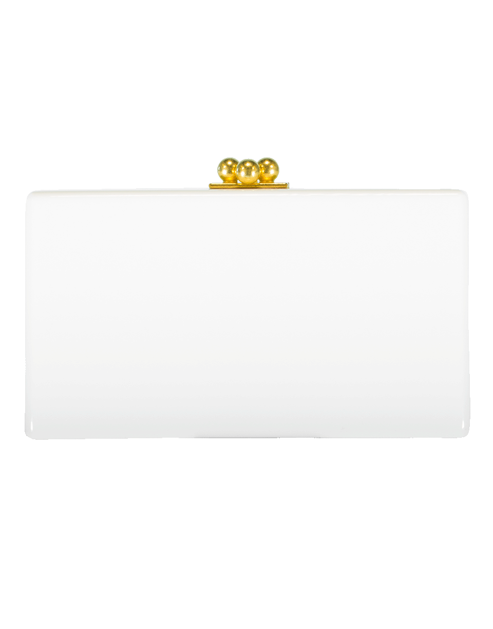 EDIE PARKER-Jean Lemons Clutch-WHITE