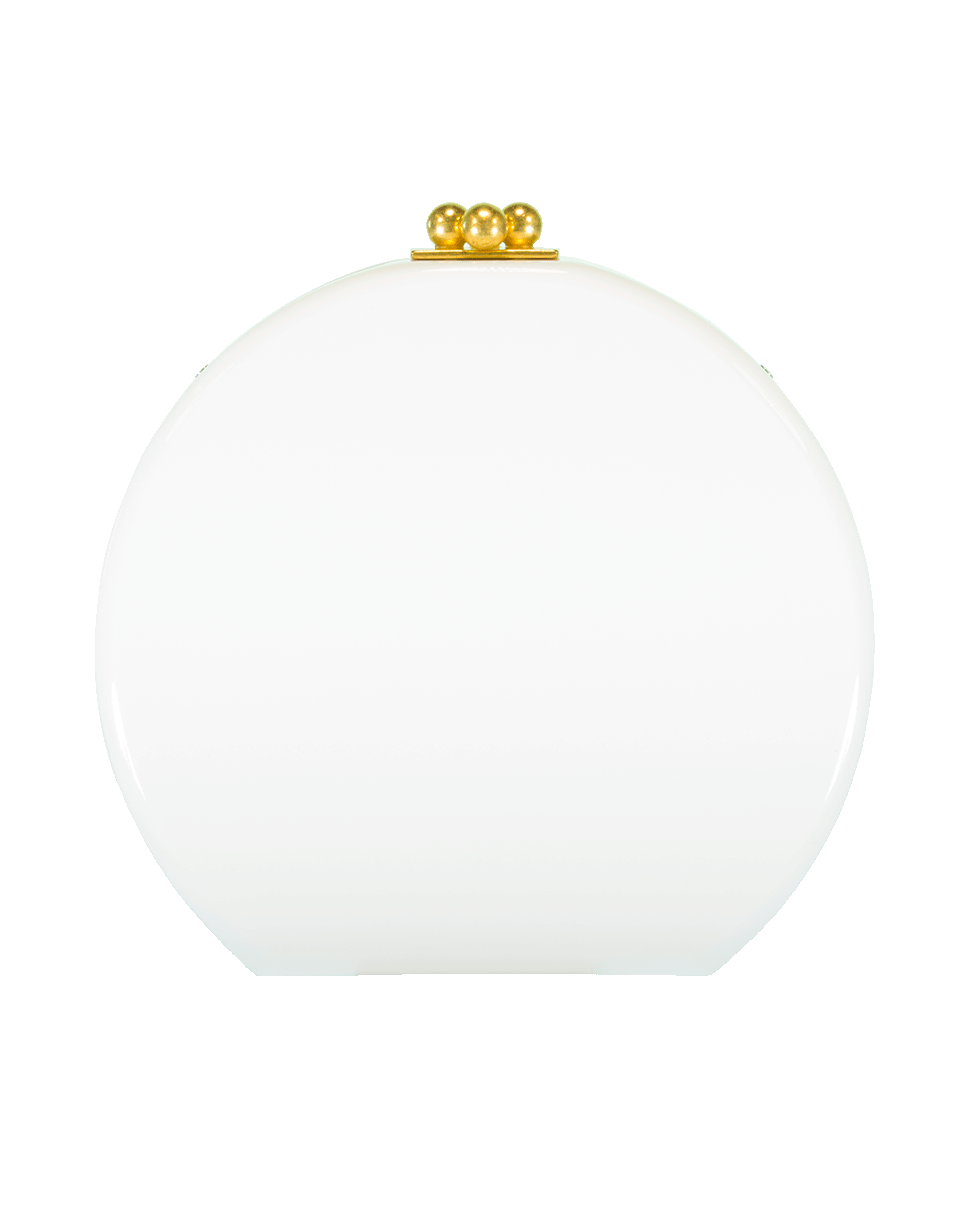 EDIE PARKER-Oscar Lemon Clutch-WHITE