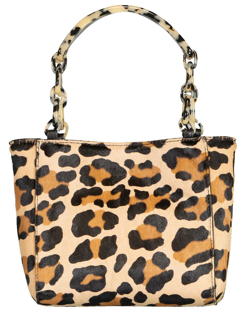 EDIE PARKER-Leopard Micro Tote-LEOPARD
