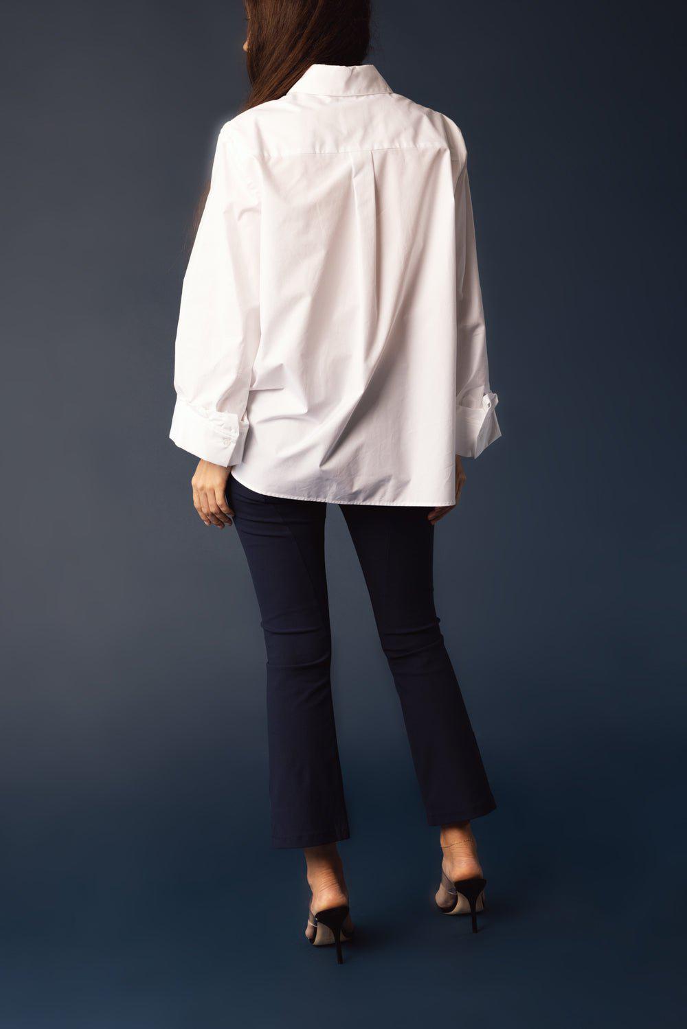 ELAINE KIM-Mitra Cropped Leggings - Marine-