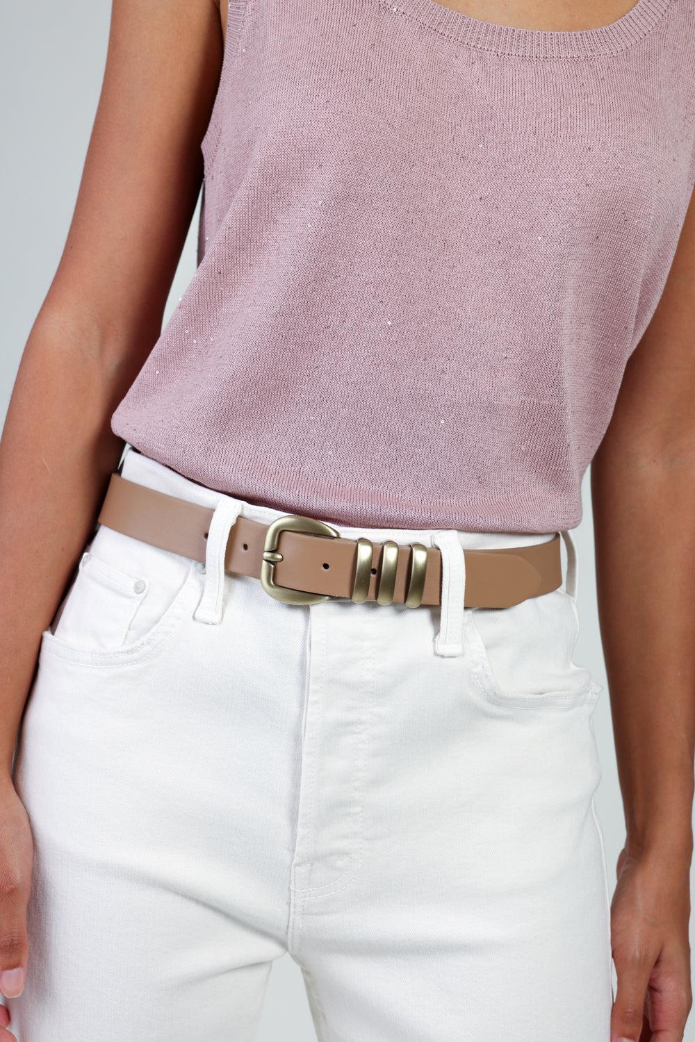 Three Loop Belt-CAMEL-75-ACCESSORIEBELTS-ELEVENTY