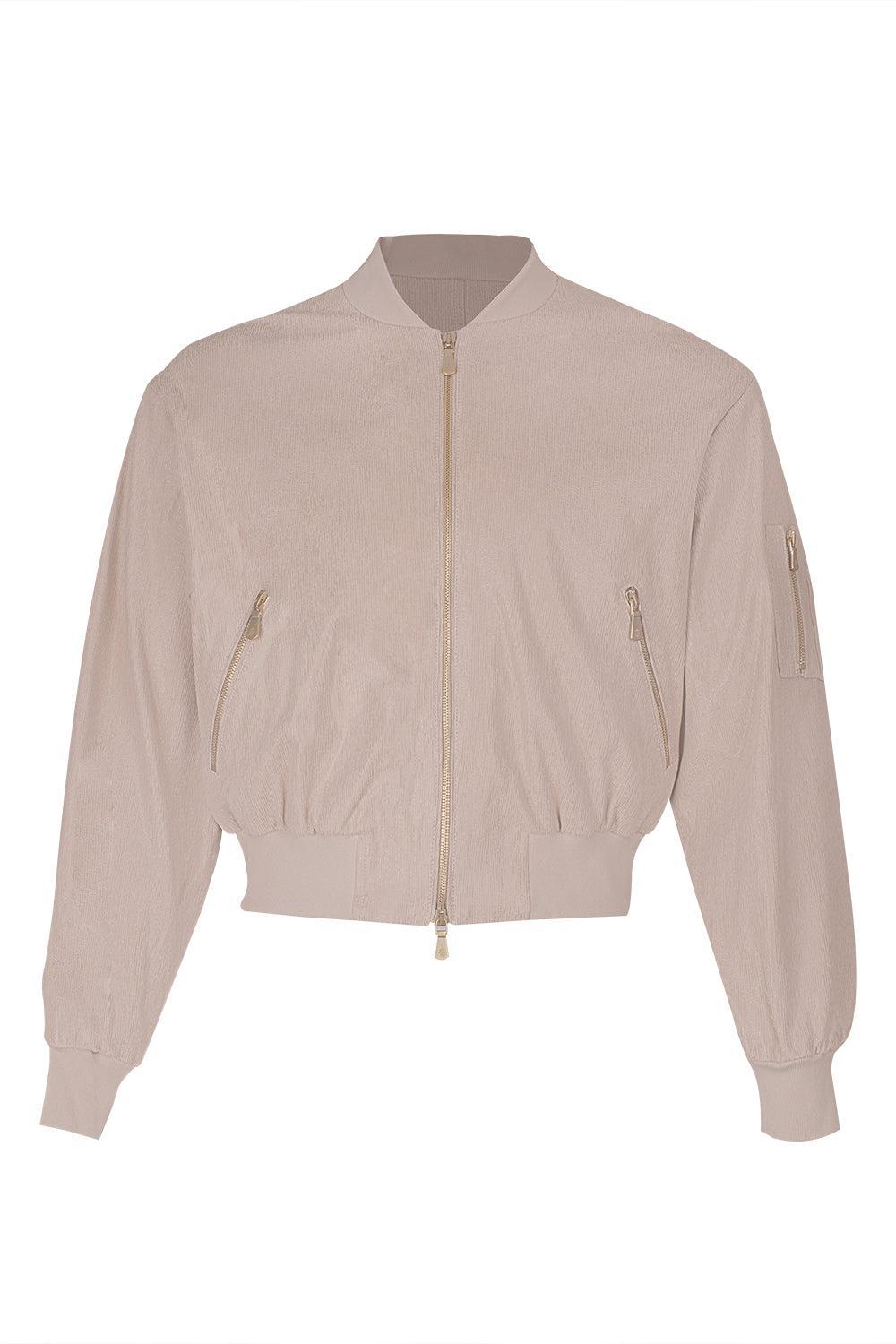 Bomber Jacket - Nude-NUDE-38-CLOTHINGCOATLEATHER-ELEVENTY