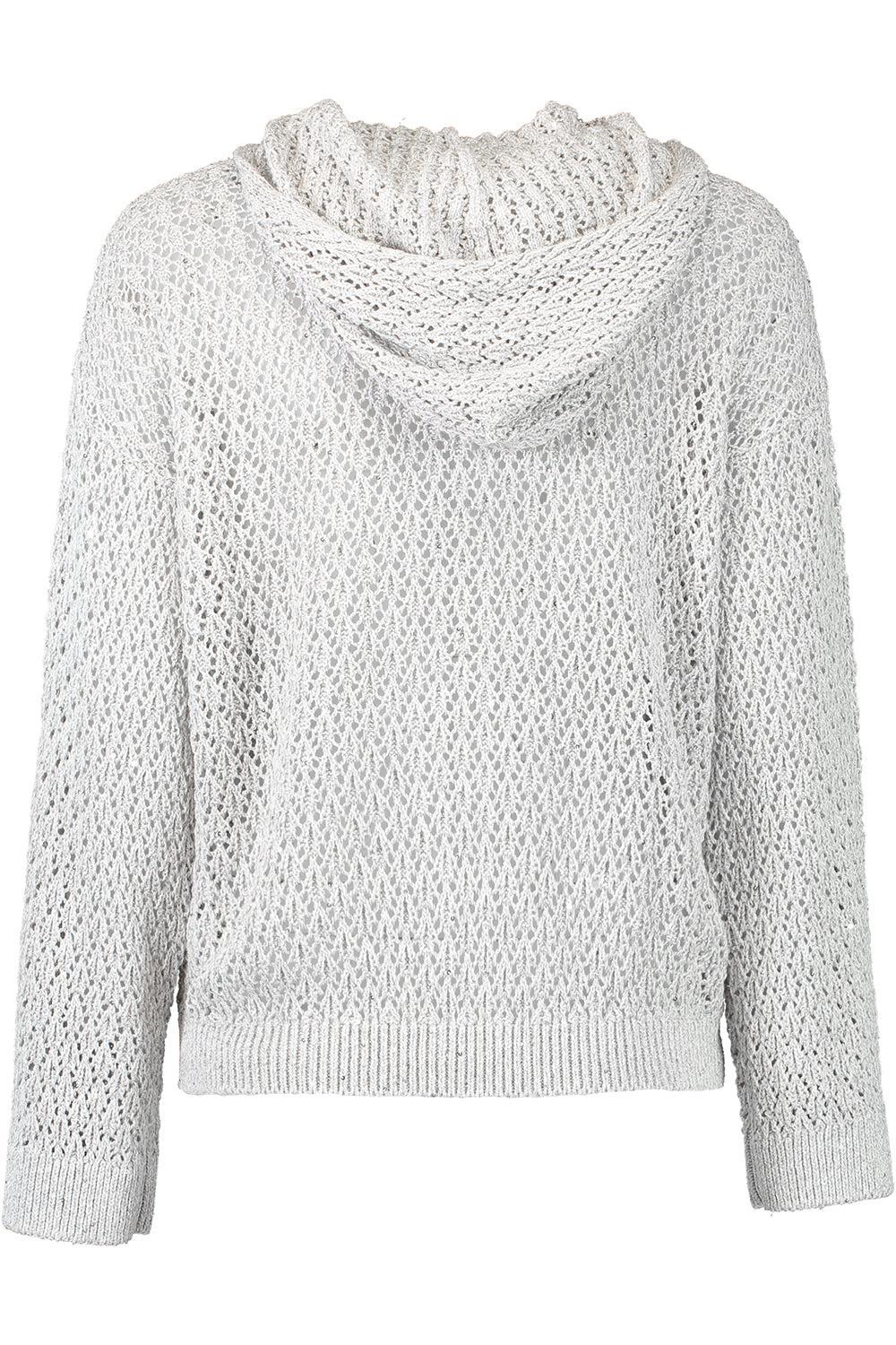 Zip Knit Hoodie-PEARLGRY-XS-CLOTHINGTOPKNITS-ELEVENTY