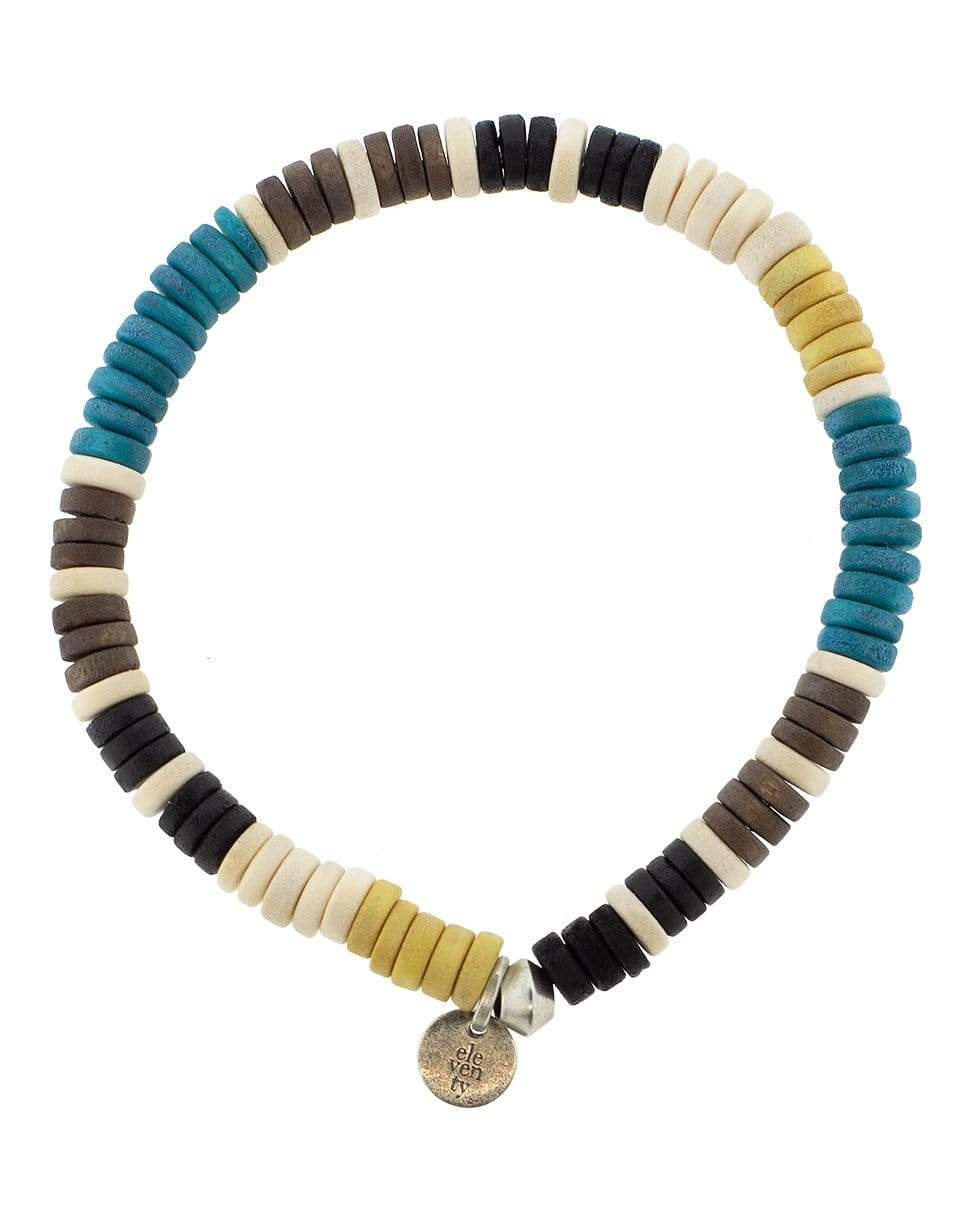 ELEVENTY-Men's Blue Beaded Bracelet-BLUE