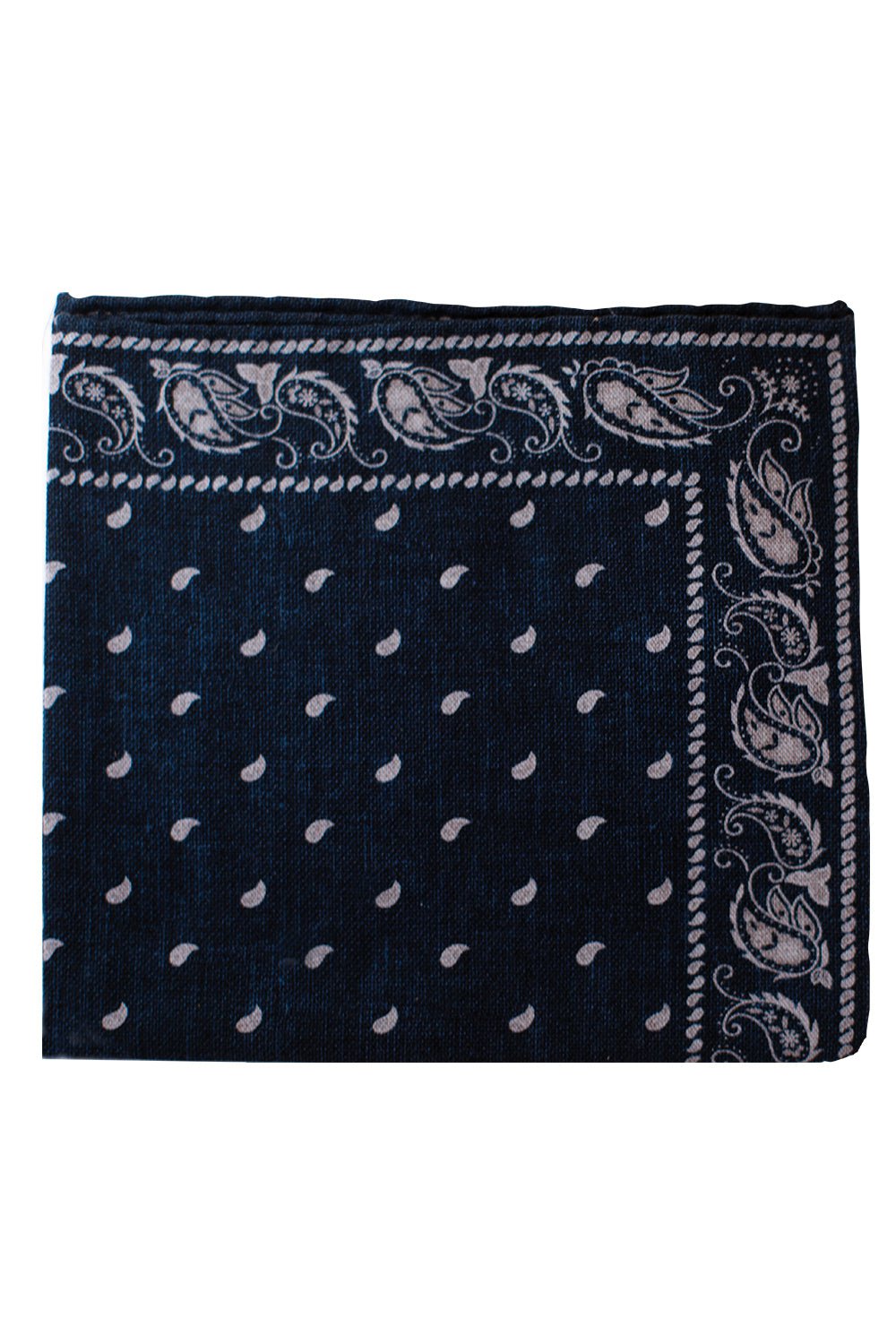ELEVENTY-Pocket Square - Navy Blue-NAVYBLU