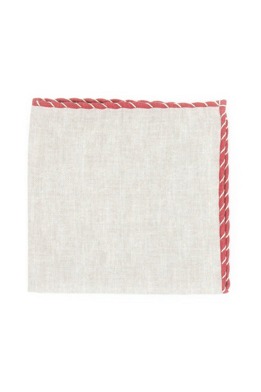 ELEVENTY-Pocket Square - Red Sand-REDSAND