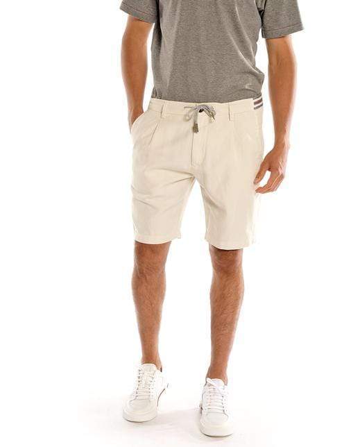 ELEVENTY-Avorio Bermuda Jogger-