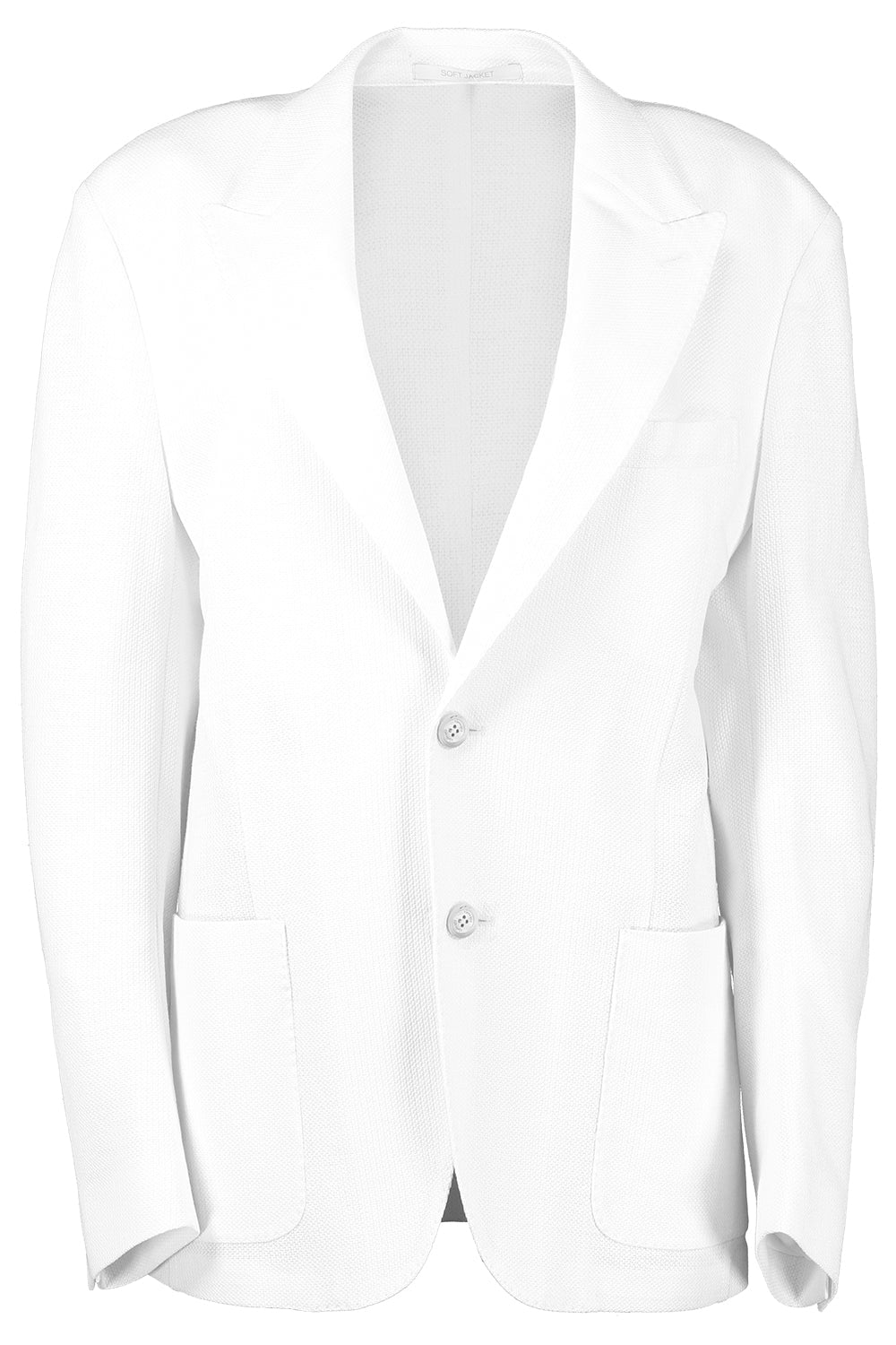 ELEVENTY-Single Breasted Jacket - Bianco-
