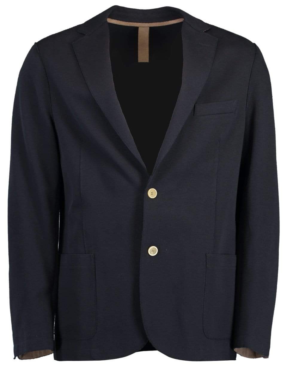 ELEVENTY-Blue Real Cut Jacket-