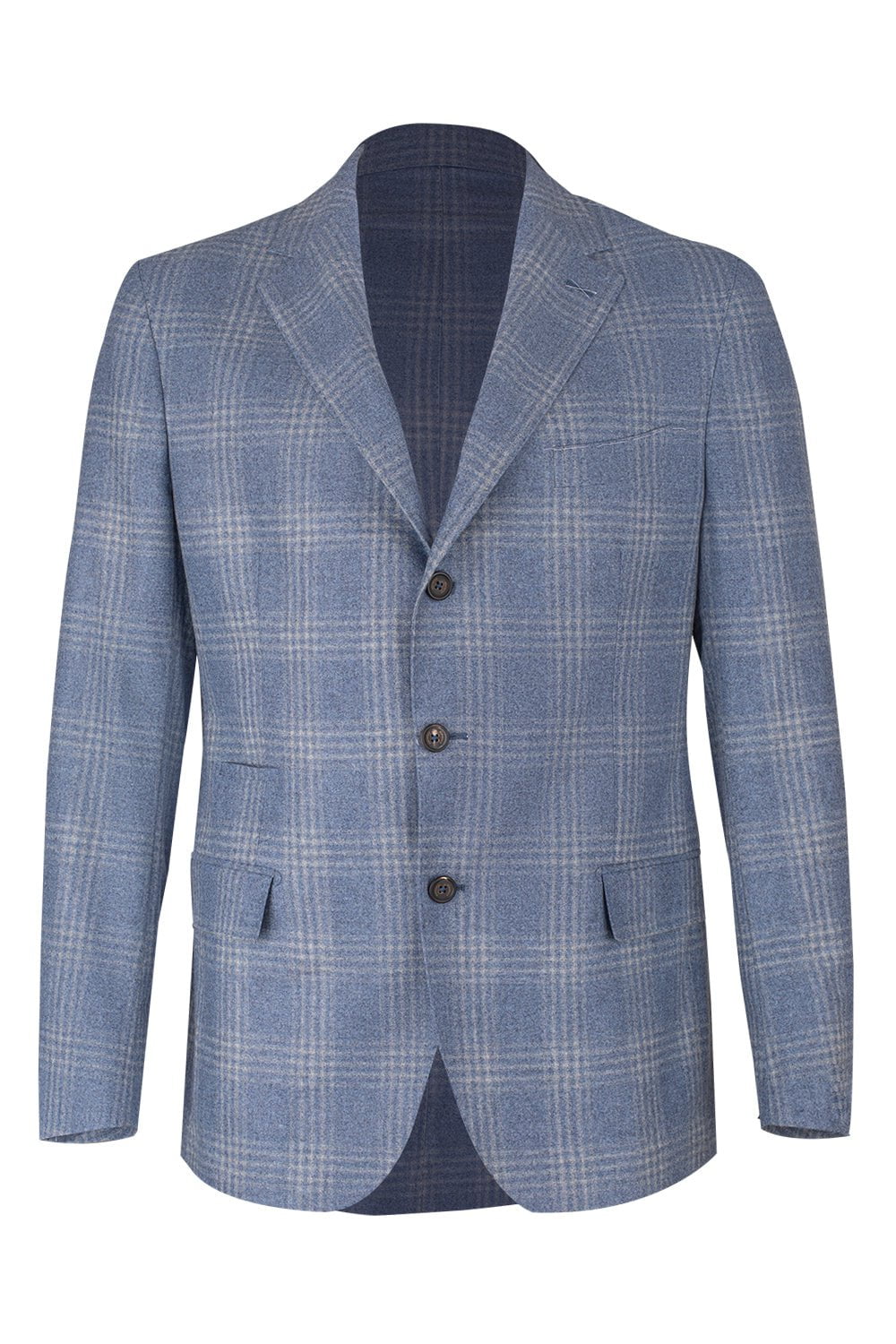 ELEVENTY-Single Breasted Jacket - Blue-