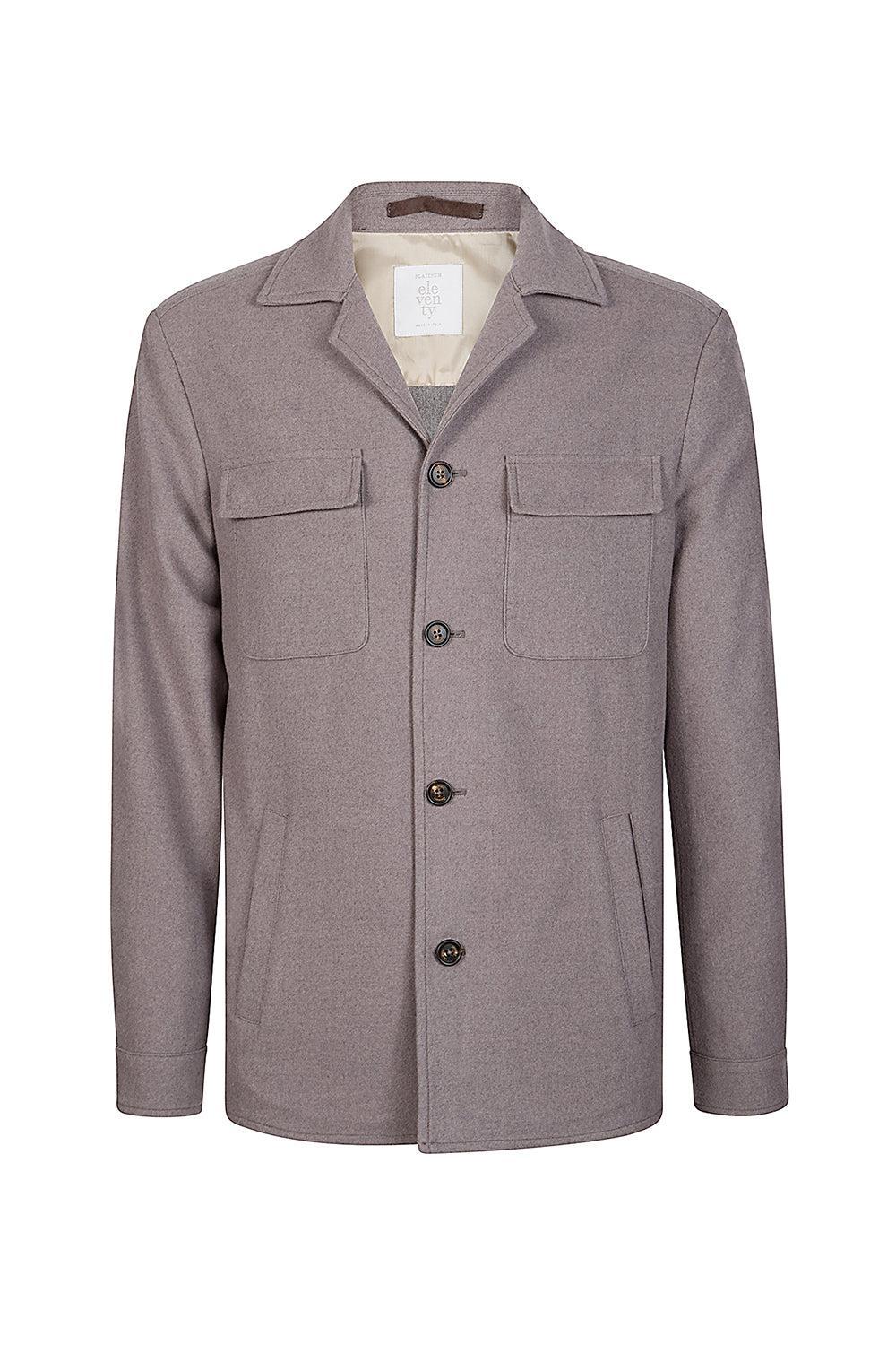 Trucker Shacket - Blueberry Wool-BLUEBERRY-50-MENSCLOTHINGJACKET-ELEVENTY