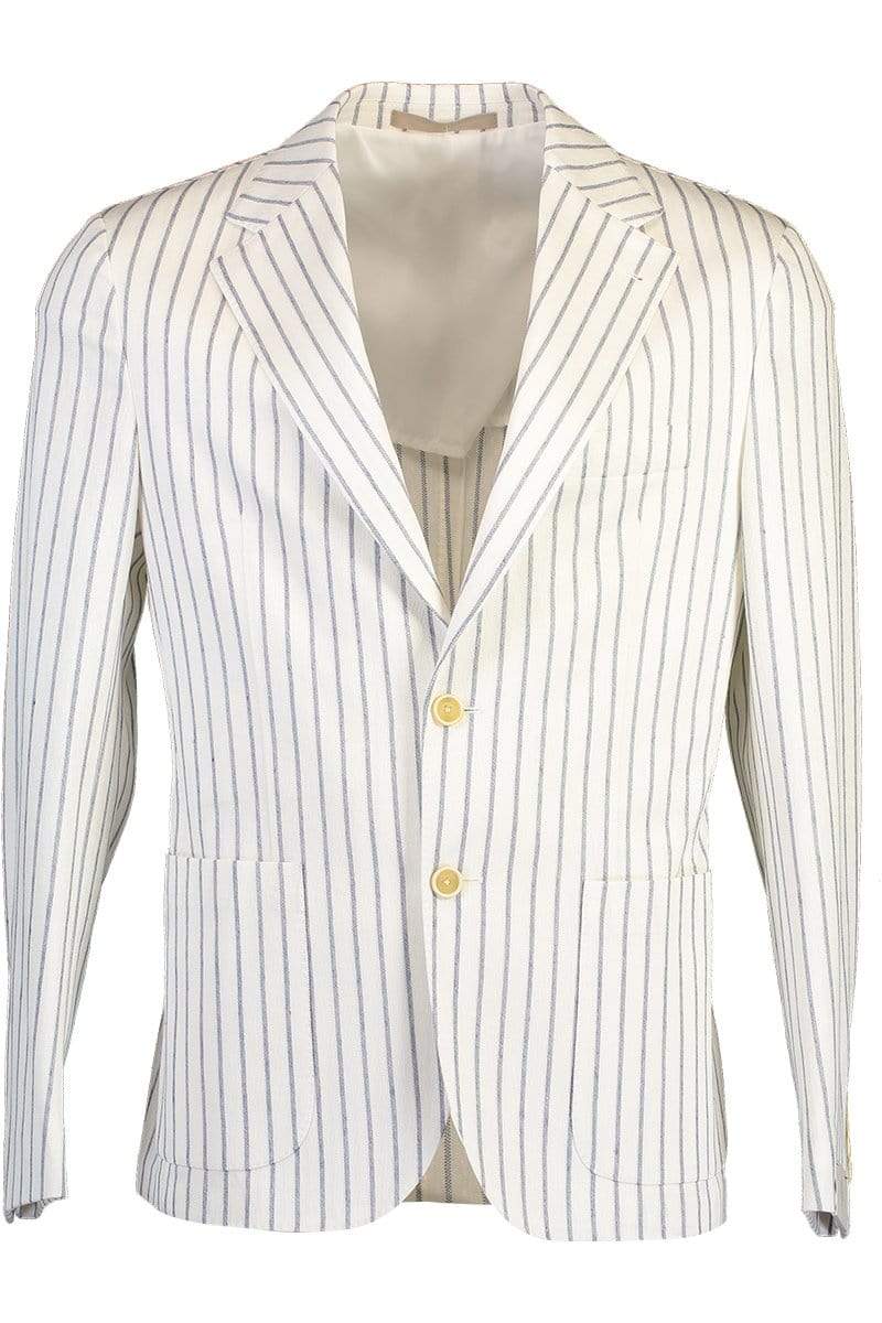 ELEVENTY-Sport Coat - Striped Denim-