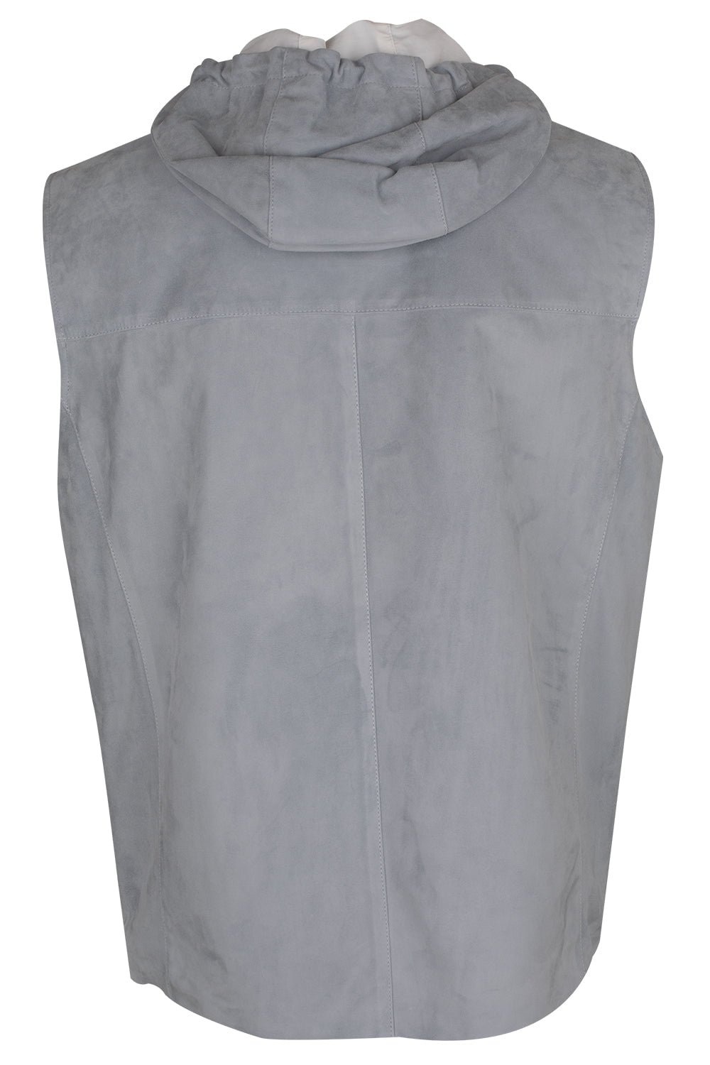 ELEVENTY-Reversible Vest - Denim White-