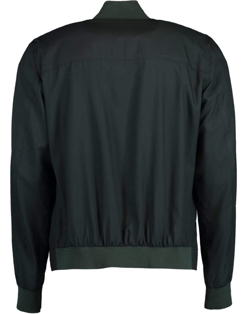 ELEVENTY-Loro Pianna Bomber Jacket - Emerald-