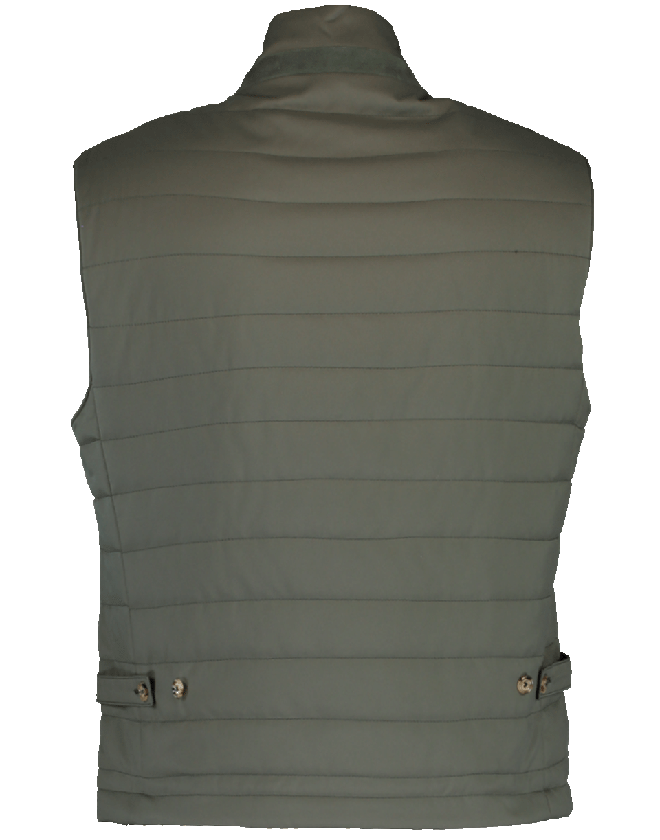 ELEVENTY-Nylon Button Vest-
