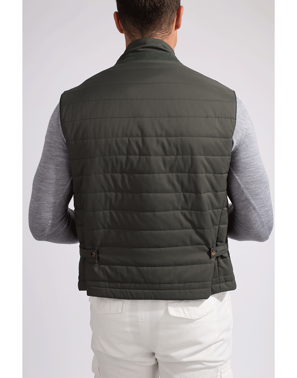 ELEVENTY-Nylon Button Vest-