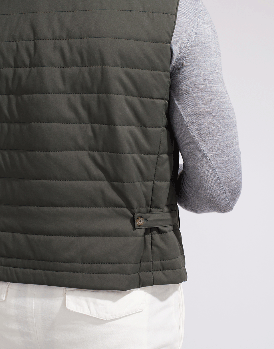 ELEVENTY-Nylon Button Vest-