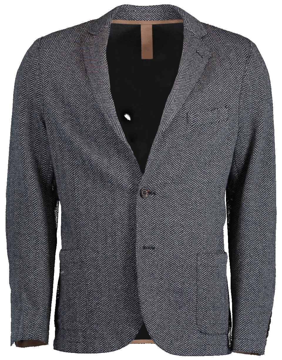 ELEVENTY-Chevron Laser Cut Jacket-
