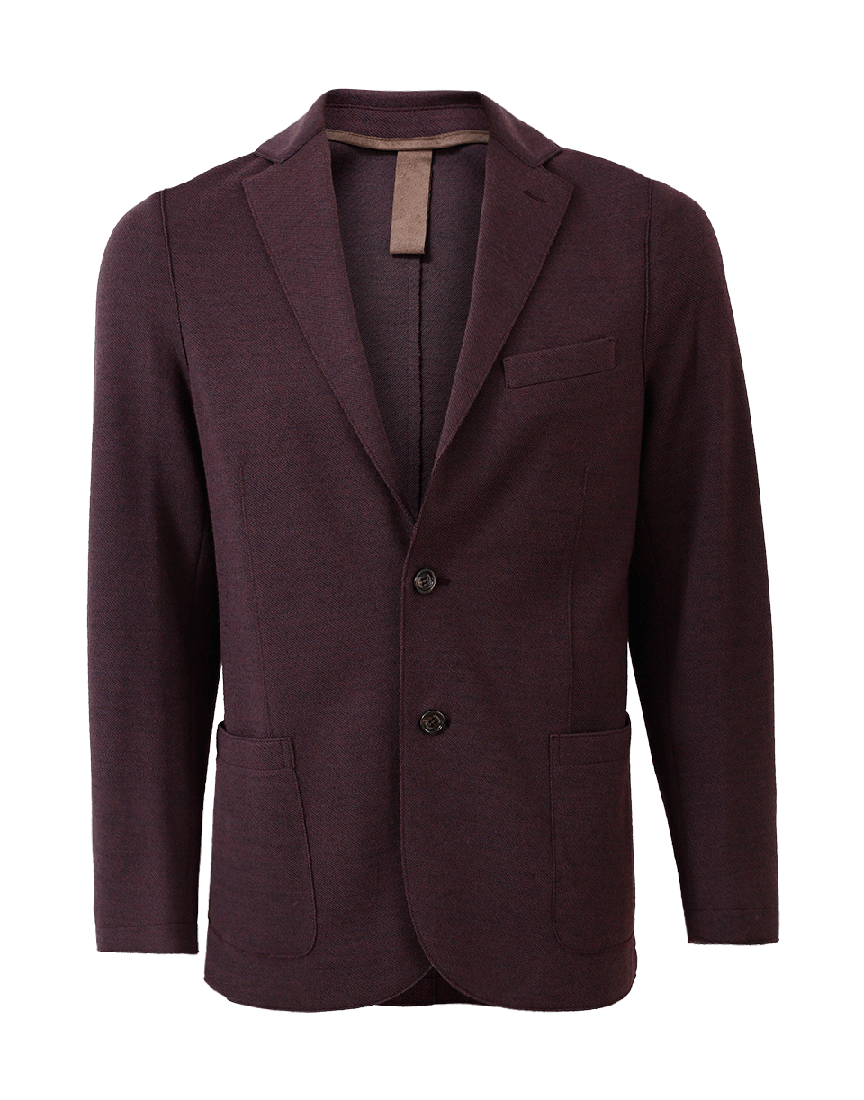 ELEVENTY-Laser Cut Twill Jersey Jacket-