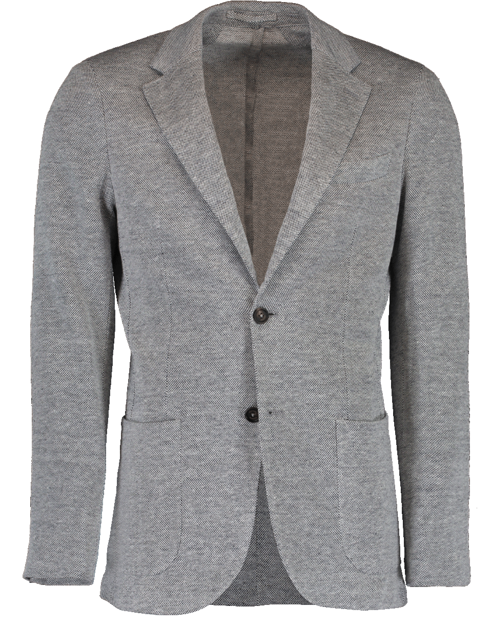 ELEVENTY-Pique Jersey Linen Jacket-