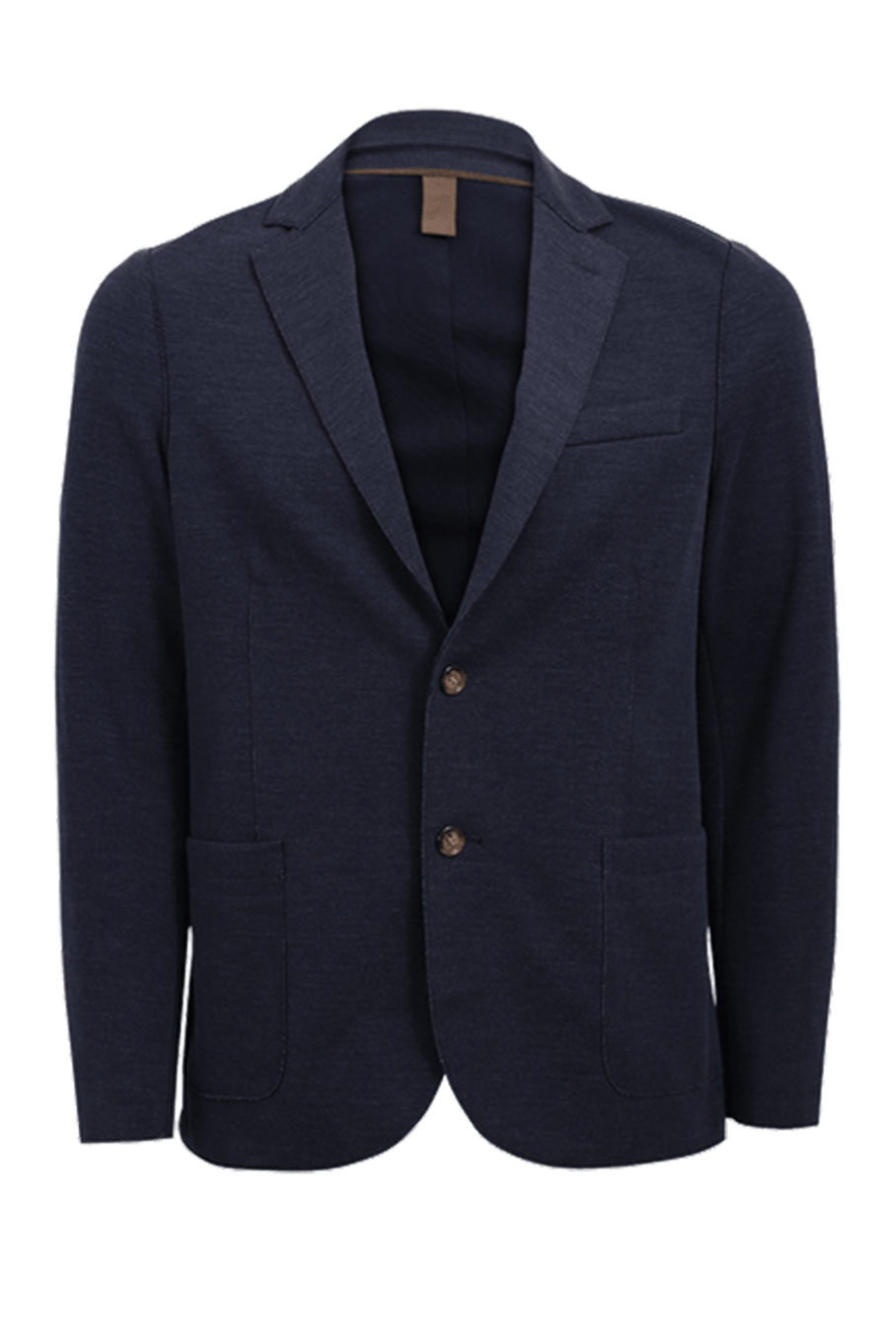 ELEVENTY-Navy Real Cut Patch Pocket Jacket-