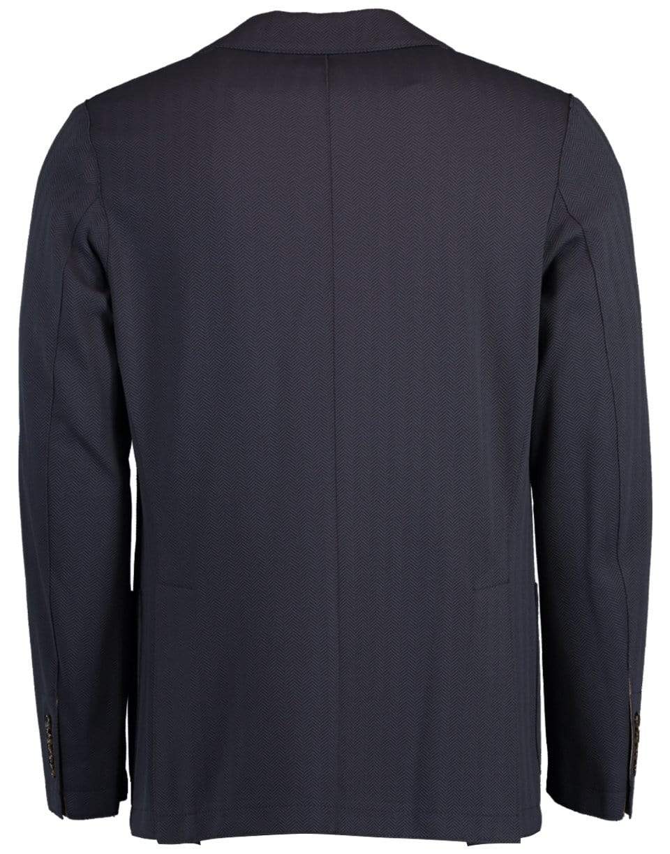 ELEVENTY-Herringbone Laser Cut Jacket-