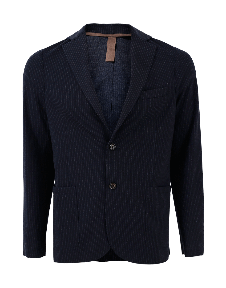 ELEVENTY-Lasercut Striped Jersey Jacket-