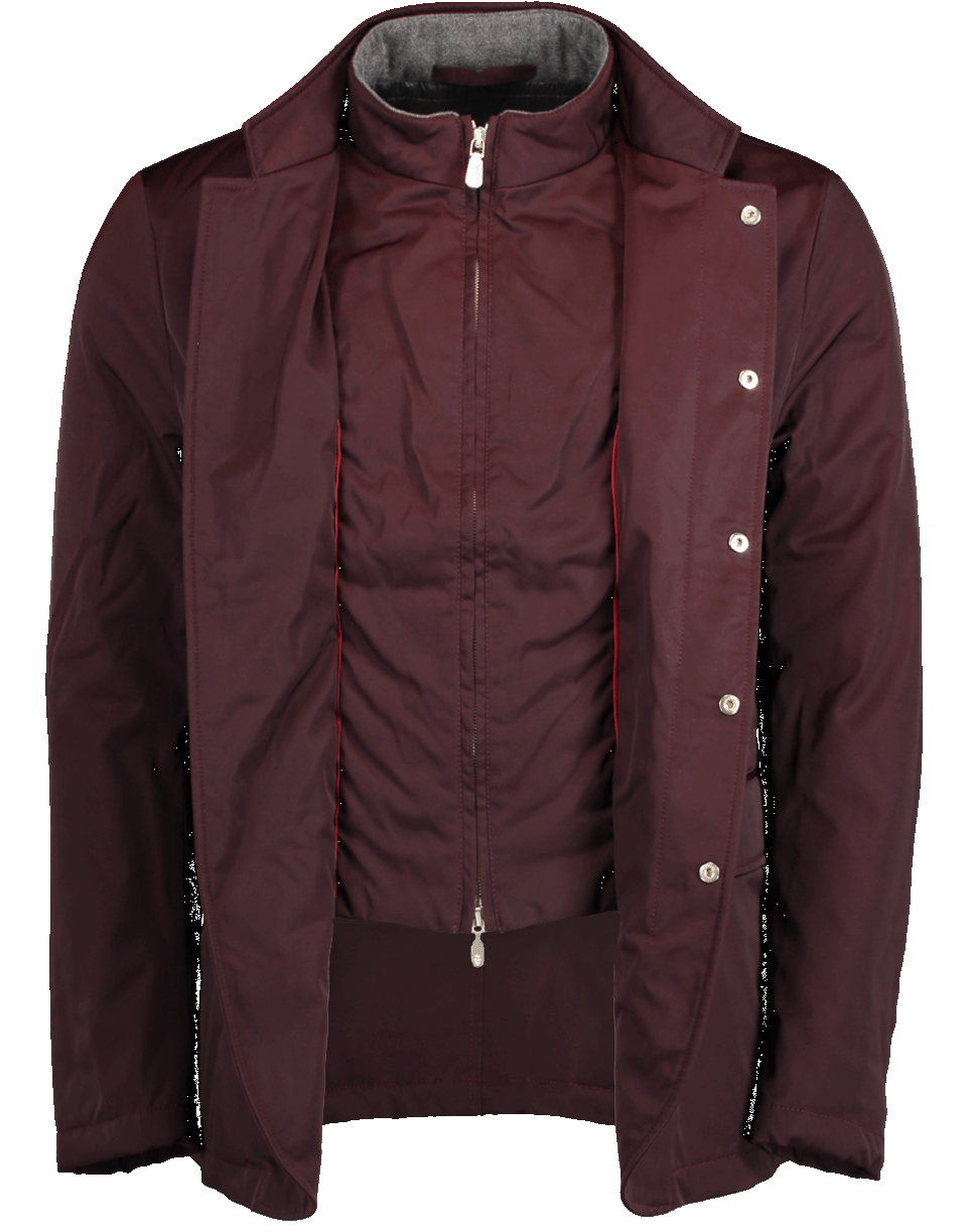 ELEVENTY-Light Jacket with Double Closure-