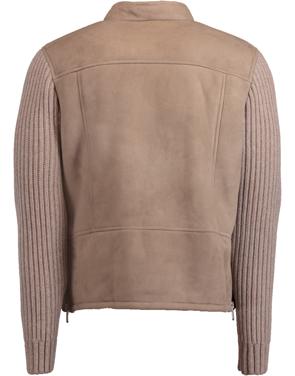 ELEVENTY-Shearling Motor Jacket-