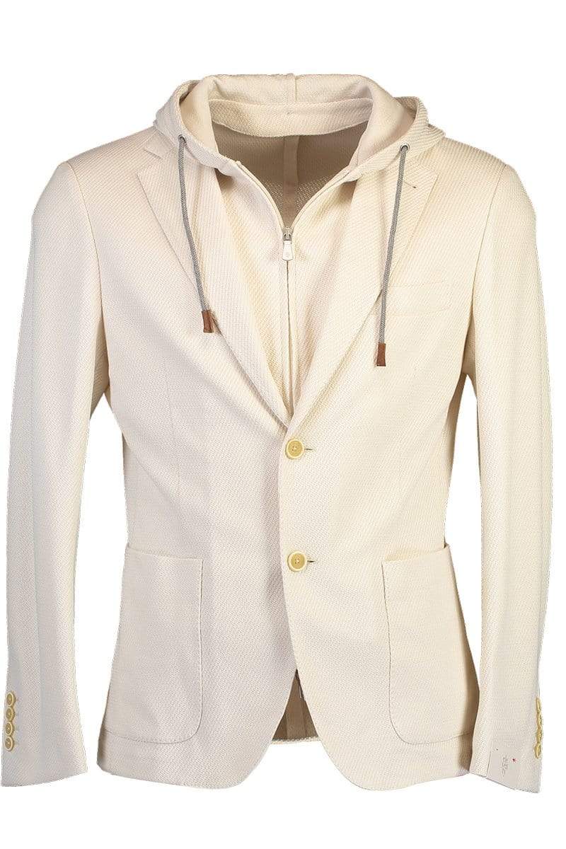 ELEVENTY-Double Closure Jacket With Hood-