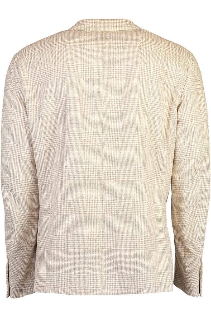 ELEVENTY-Plaid Cotton Blend Soft Jacket-