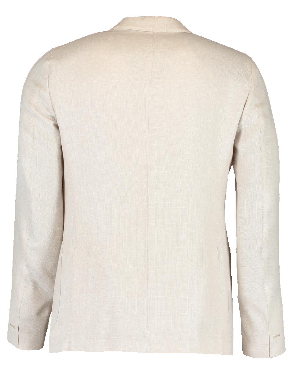 ELEVENTY-Hopsack Peak Lapel Platinum Jacket-
