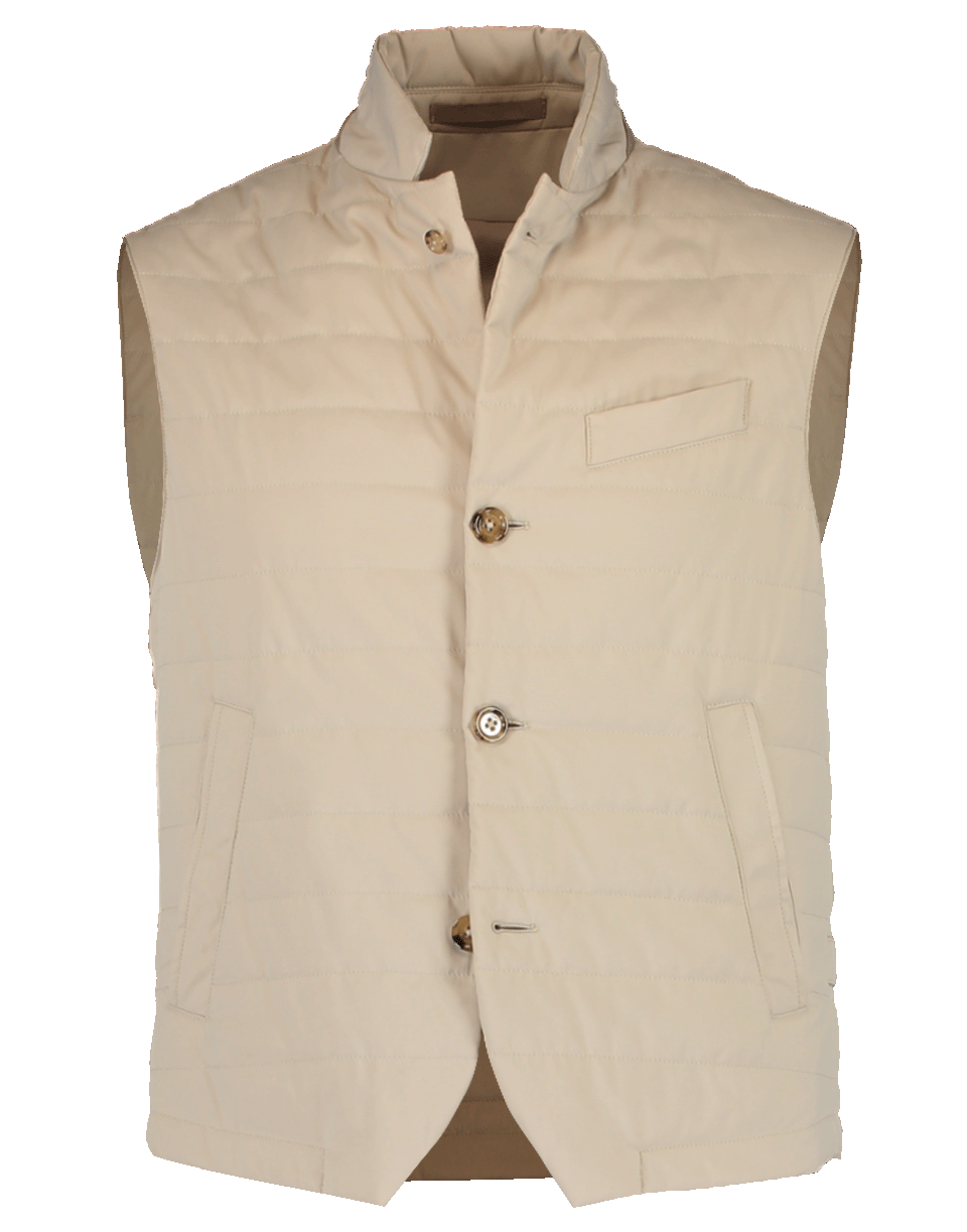 ELEVENTY-Nylon Button Vest-