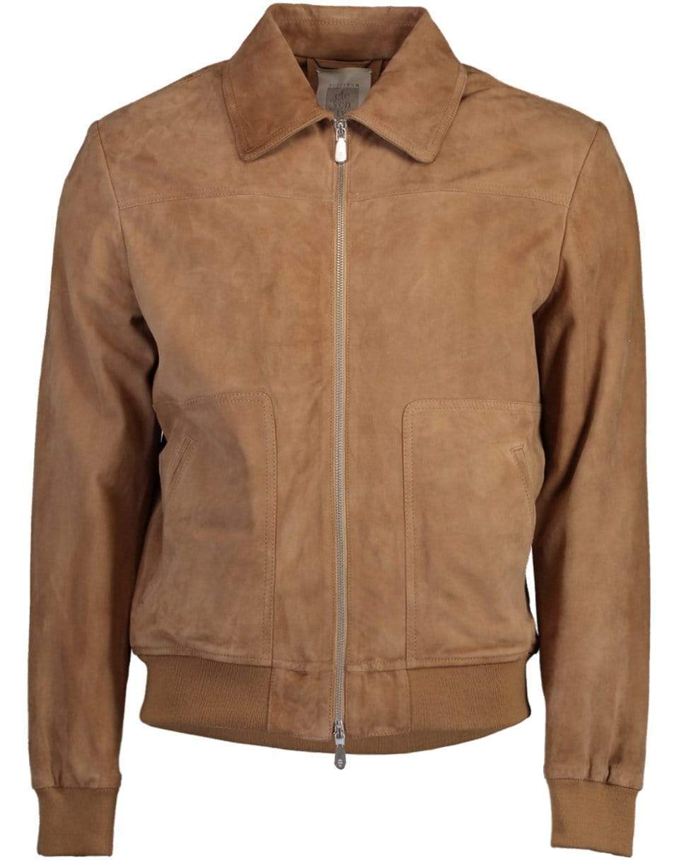 ELEVENTY-Tortora Suede Jacket-