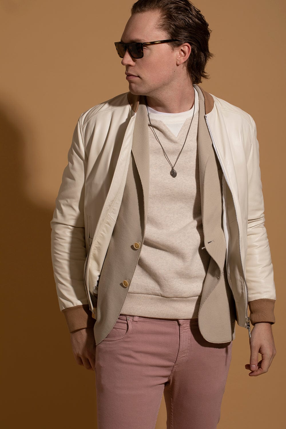 ELEVENTY-Zip Up Bomber Jacket-