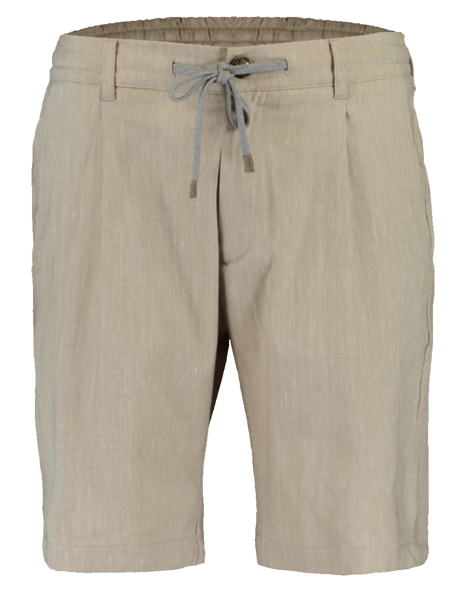 ELEVENTY-Herringbone Jogger Short-