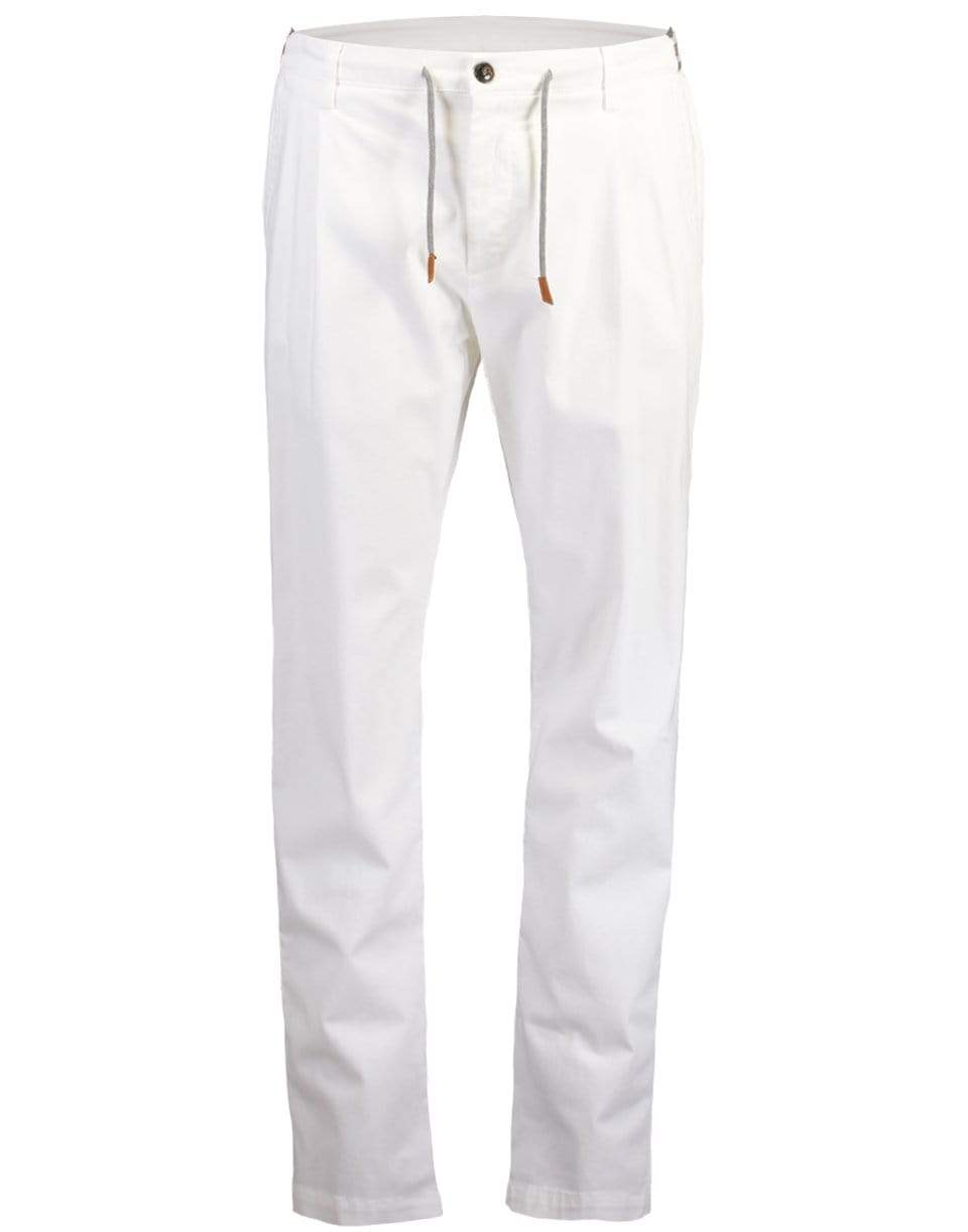 ELEVENTY-Jogger Pants - Bianco-