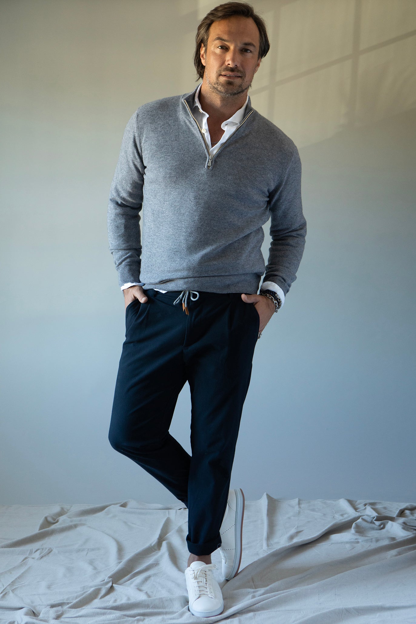 ELEVENTY-Jogger Pant - Blue-