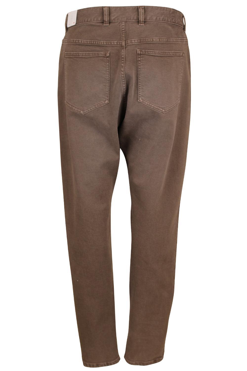 Five Pocket Pant - Brown-BROWN-40-MENSCLOTHINGPANTS-ELEVENTY