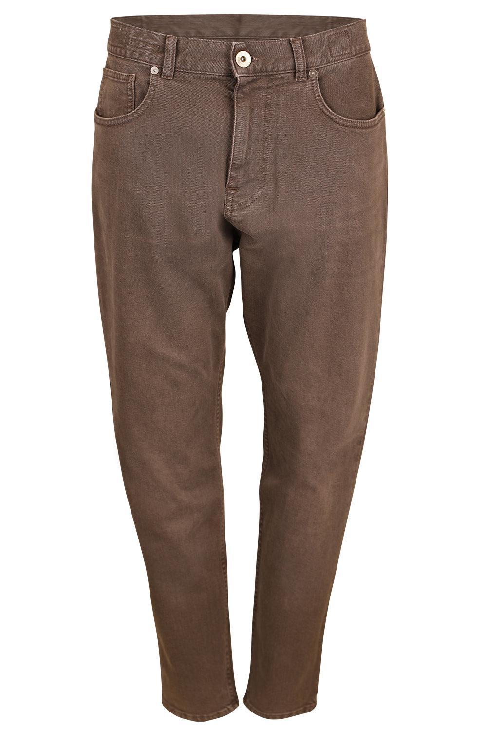 Five Pocket Pant - Brown-BROWN-40-MENSCLOTHINGPANTS-ELEVENTY
