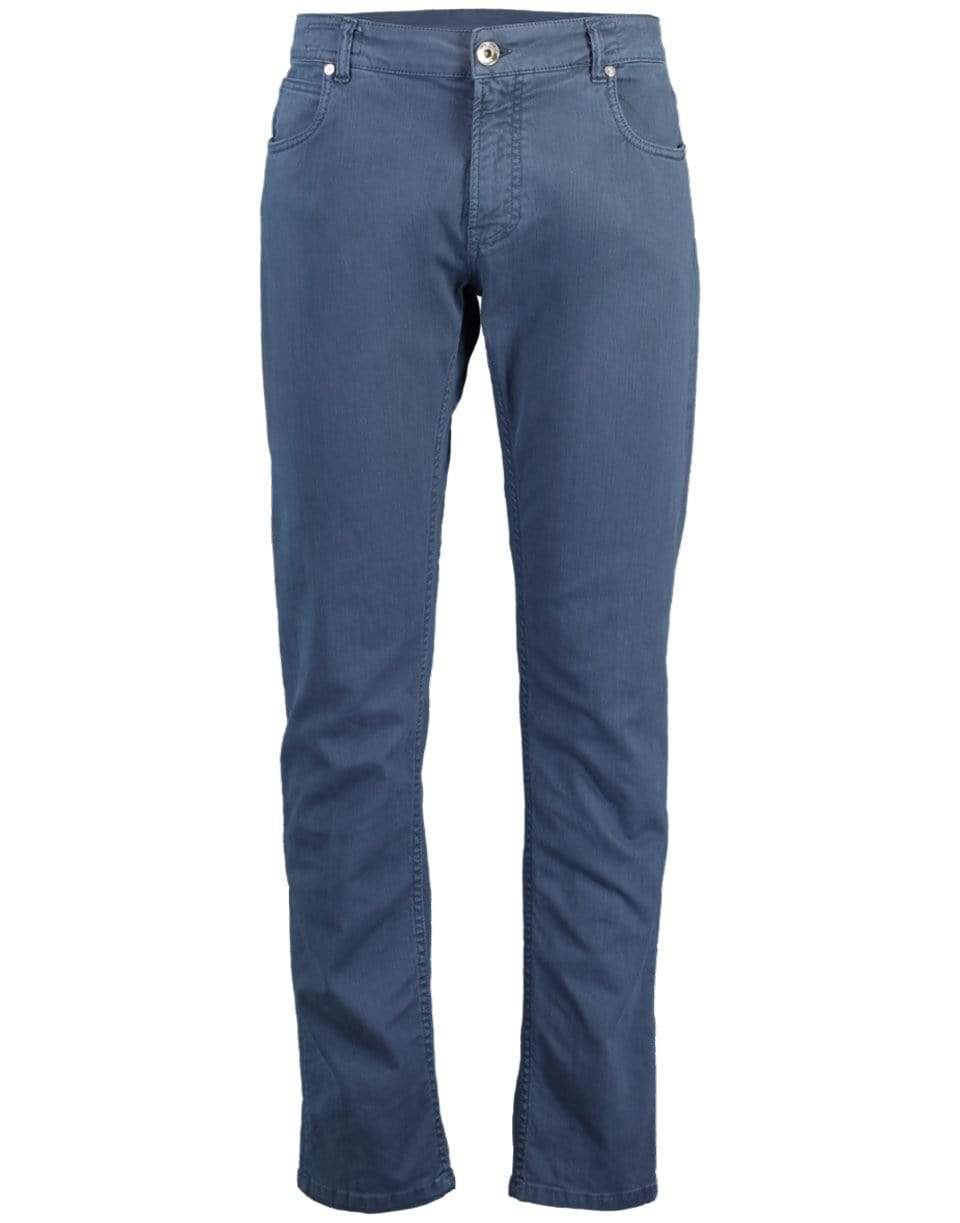 ELEVENTY-Denim Five Pocket Pant-