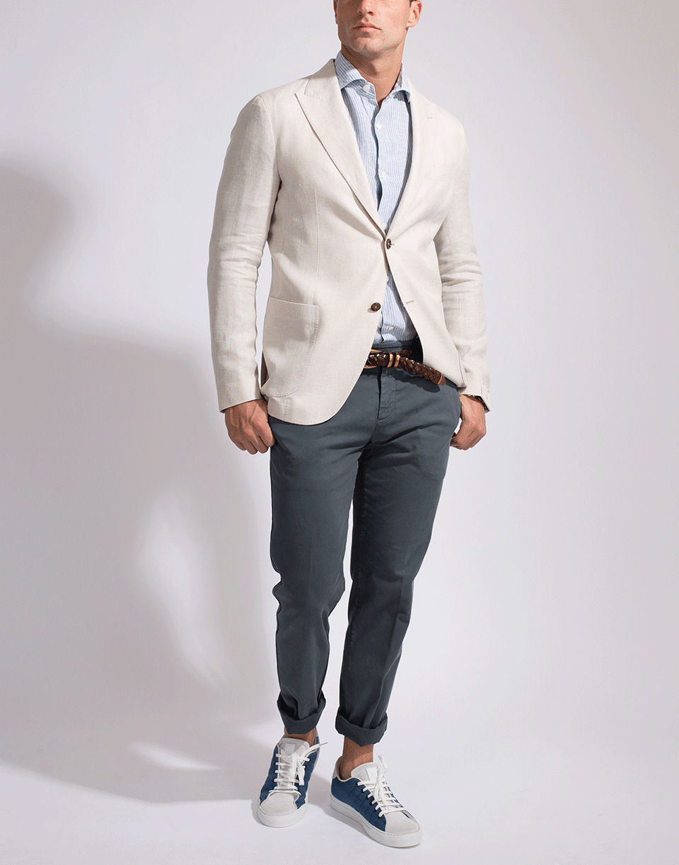 ELEVENTY-Cotton Stretch Chino-