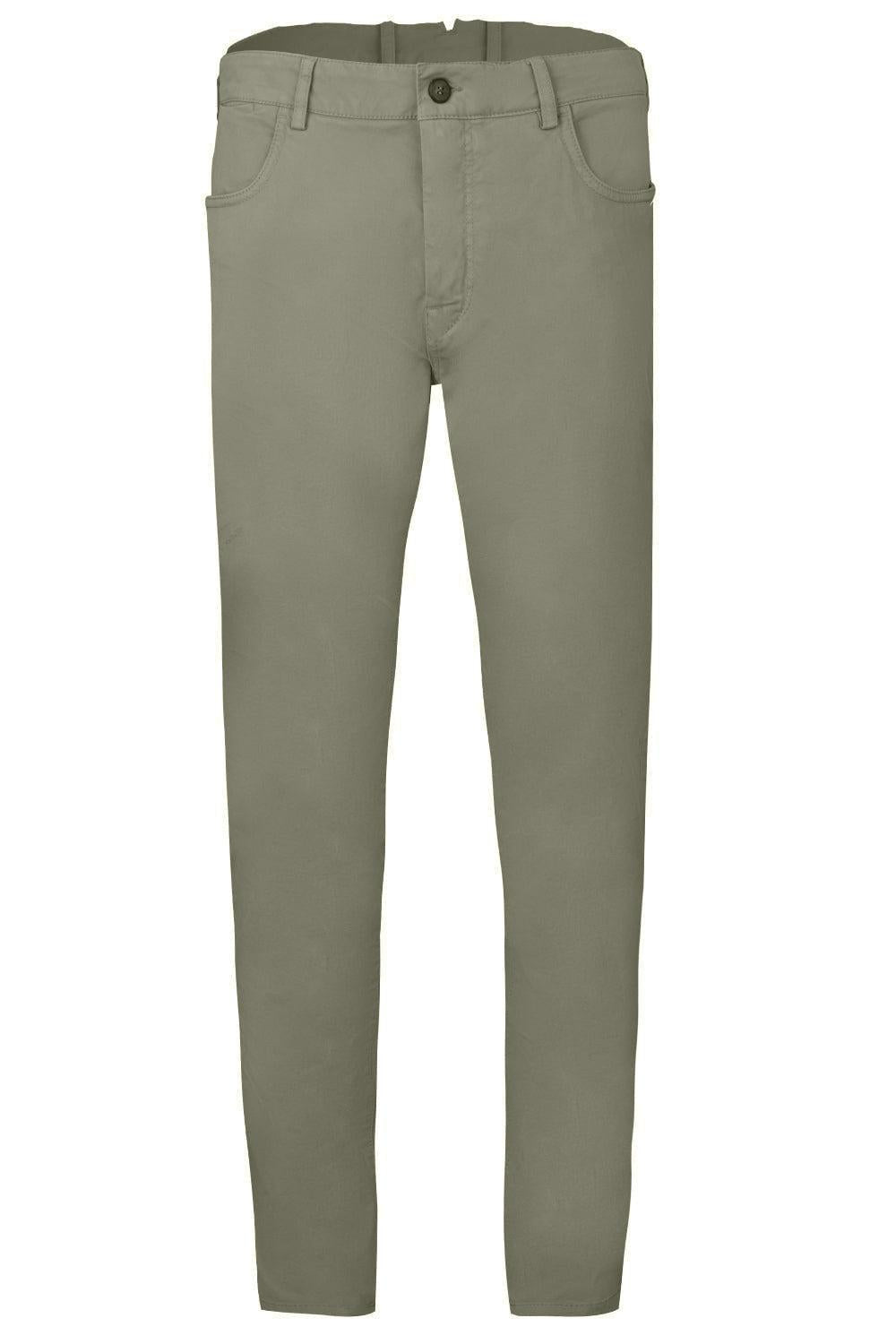 Stretch Chino Pant - Military-MILITARY-30-MENSCLOTHINGPANTS-ELEVENTY