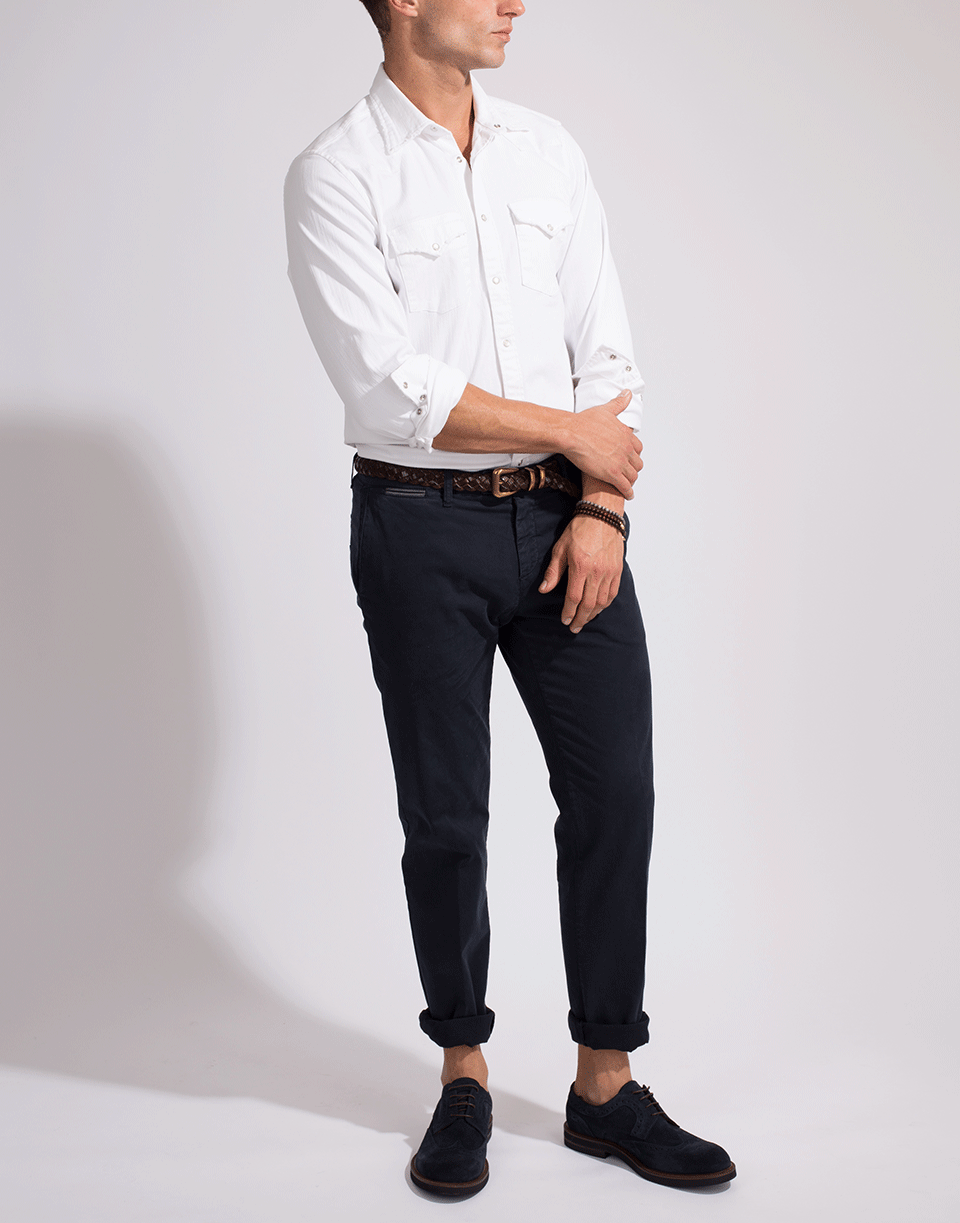 ELEVENTY-Cotton Stretch Chino-