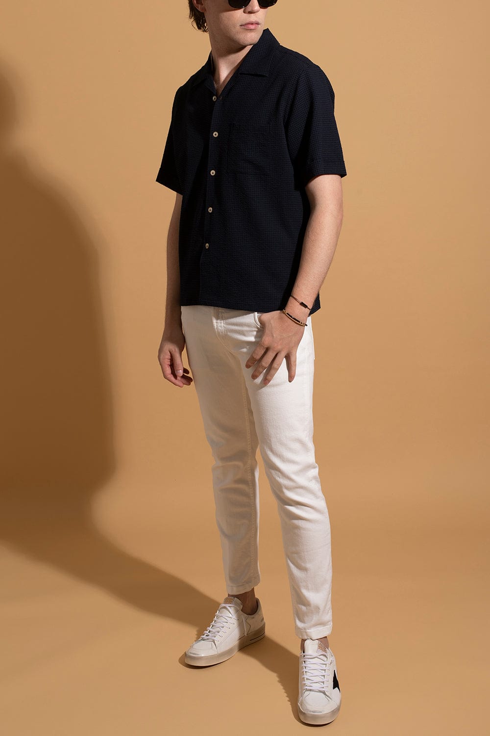 ELEVENTY-Five Pocket Pant - White-